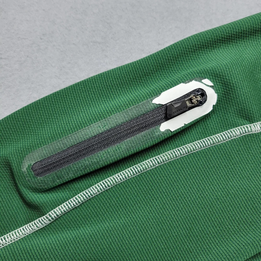 Columbia Mens Omni-Wick Shotgun 1/4 Zip Pullover Green Golf Performance Shirt L - Picture 4 of 9